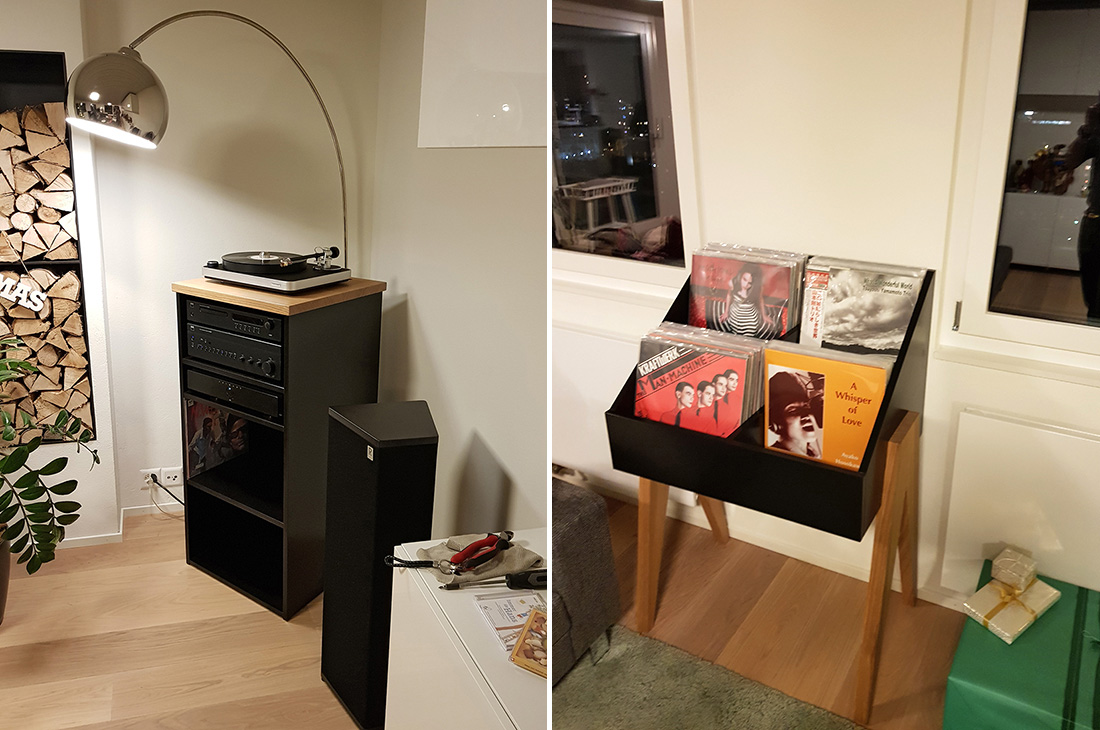 Hi-Fi Möbel und Schallplattenregal